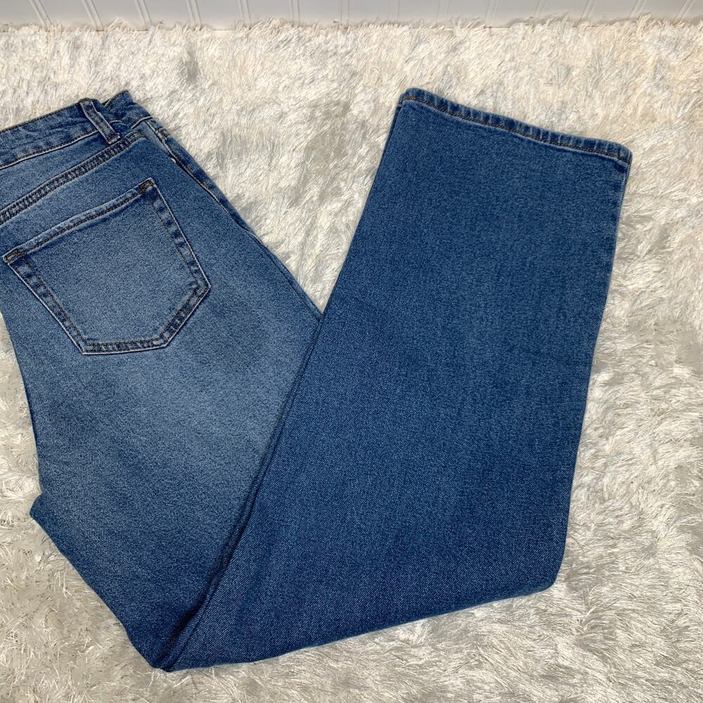 Wild Fable High Waist Wide Leg Jeans Sz 6 Medium Wash